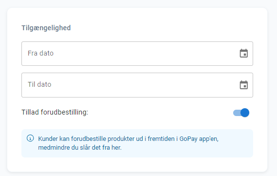 Product Availability